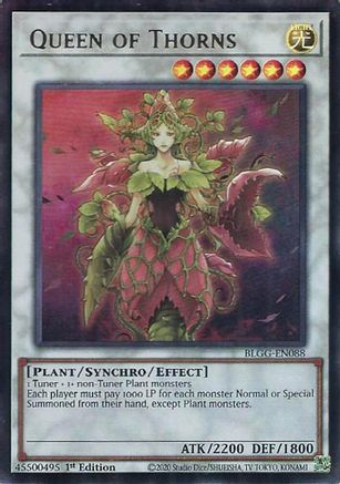 Queen of Thorns [BLGG-EN088] - Battles of Legend: Glorious Gallery 1st Edition - Ultra Rare