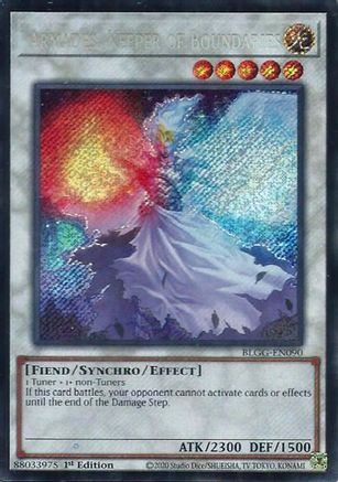 Armades, Keeper of Boundaries [BLGG-EN090] - Battles of Legend: Glorious Gallery 1st Edition - Secret Rare