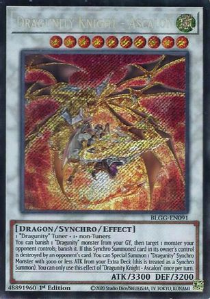 Dragunity Knight - Ascalon [BLGG-EN091] - Battles of Legend: Glorious Gallery 1st Edition - Secret Rare
