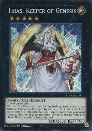 Tiras, Keeper of Genesis [BLGG-EN094] - Battles of Legend: Glorious Gallery 1st Edition - Secret Rare