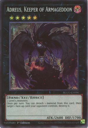 Adreus, Keeper of Armageddon [BLGG-EN096] - Battles of Legend: Glorious Gallery 1st Edition - Ultra Rare