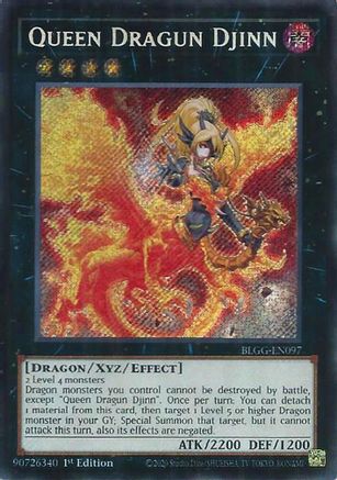 Queen Dragun Djinn [BLGG-EN097] - Battles of Legend: Glorious Gallery 1st Edition - Secret Rare