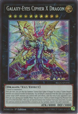 Galaxy-Eyes Cipher X Dragon [BLGG-EN101] - Battles of Legend: Glorious Gallery 1st Edition - Secret Rare