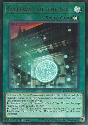 Gateway of the Six [BLGG-EN105] - Battles of Legend: Glorious Gallery 1st Edition - Ultra Rare