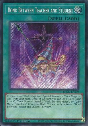 Bond Between Teacher and Student [BLGG-EN109] - Battles of Legend: Glorious Gallery 1st Edition - Secret Rare