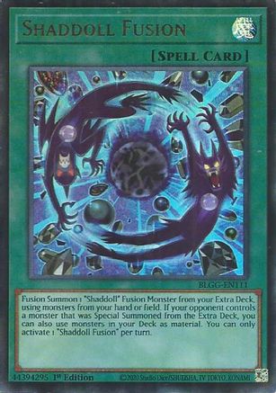 Shaddoll Fusion [BLGG-EN111] - Battles of Legend: Glorious Gallery 1st Edition - Ultra Rare