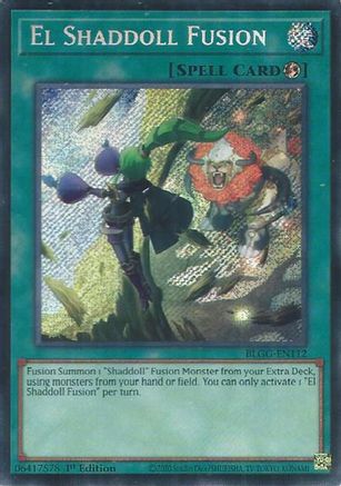 El Shaddoll Fusion [BLGG-EN112] - Battles of Legend: Glorious Gallery 1st Edition - Secret Rare