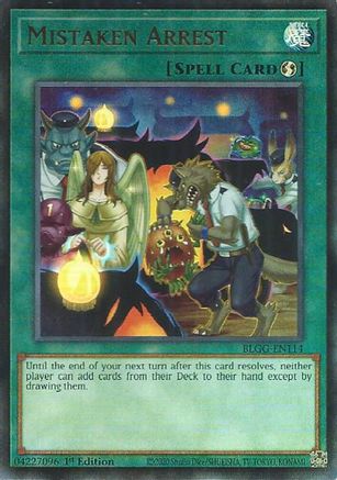 Mistaken Arrest [BLGG-EN114] - Battles of Legend: Glorious Gallery 1st Edition - Ultra Rare