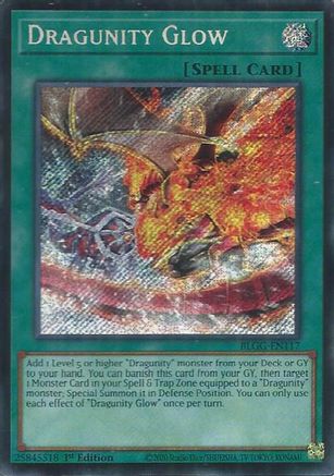 Dragunity Glow [BLGG-EN117] - Battles of Legend: Glorious Gallery 1st Edition - Secret Rare
