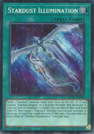 Stardust Illumination [BLGG-EN120] - Battles of Legend: Glorious Gallery 1st Edition - Secret Rare