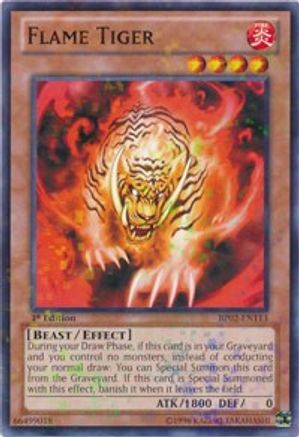 Flame Tiger [BP02-EN113] Mosaic Rare - Trinity Hobby