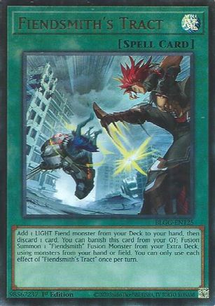 Fiendsmith's Tract [BLGG-EN125] - Battles of Legend: Glorious Gallery 1st Edition - Ultra Rare