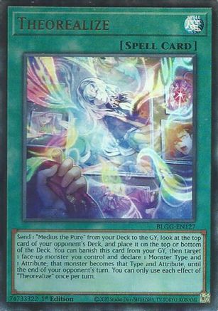 Theorealize [BLGG-EN127] - Battles of Legend: Glorious Gallery 1st Edition - Ultra Rare