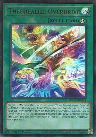 Theorealize Overdrive [BLGG-EN128] - Battles of Legend: Glorious Gallery 1st Edition - Ultra Rare