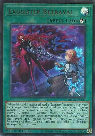 Exosister Betrayal [BLGG-EN130] - Battles of Legend: Glorious Gallery 1st Edition - Ultra Rare
