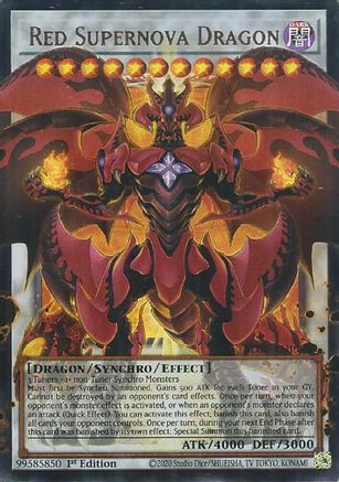 Red Supernova Dragon [BLGG-EN139] - Battles of Legend: Glorious Gallery 1st Edition - Ultra Rare