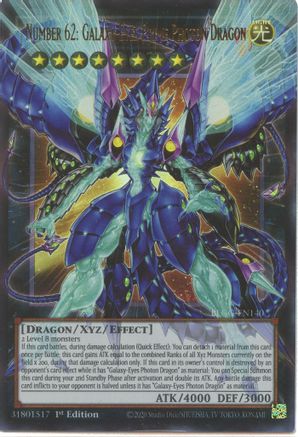 Number 62: Galaxy-Eyes Prime Photon Dragon [BLGG-EN140] - Battles of Legend: Glorious Gallery 1st Edition - Ultra Rare