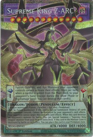 Supreme King Z-ARC (Starlight Rare) [BLGG-EN141] - Battles of Legend: Glorious Gallery 1st Edition - Starlight Rare