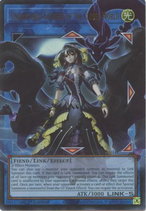 Underworld Goddess of the Closed World [BLGG-EN144] - Battles of Legend: Glorious Gallery 1st Edition - Ultra Rare