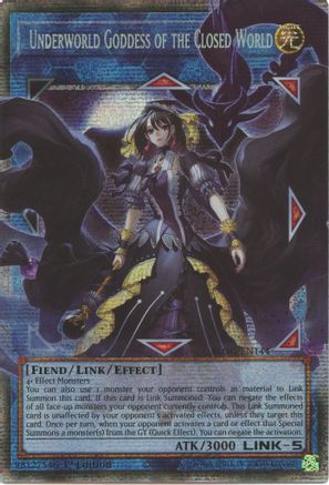 Underworld Goddess of the Closed World (Starlight Rare) [BLGG-EN144] - Battles of Legend: Glorious Gallery 1st Edition - Starlight Rare