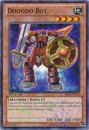 Dododo Bot [BP02-EN118] Mosaic Rare - Trinity Hobby