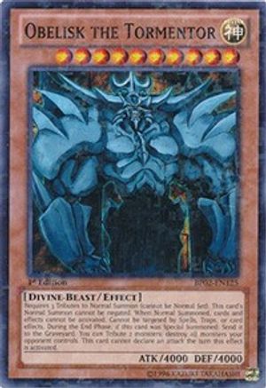 Obelisk the Tormentor [BP02-EN125] Mosaic Rare - Trinity Hobby