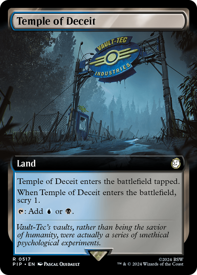 Temple of Deceit  (PIP-517) - [Fallout]: (Extended Art) - Trinity Hobby