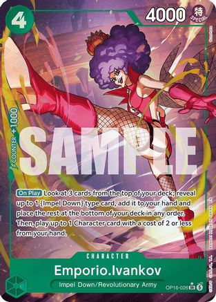 Emporio.Ivankov (026) (Alternate Art) (OP16-026) - [The Time of Battle] Foil