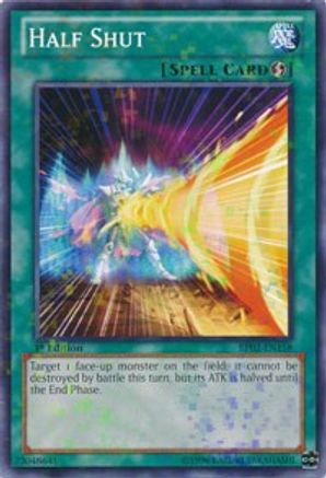 Half Shut [BP02-EN158] Mosaic Rare - Trinity Hobby