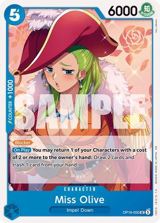 Miss Olive (OP16-050) - [The Time of Battle]