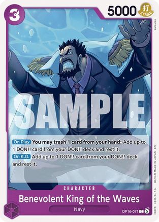Benevolent King of the Waves (OP16-071) - [The Time of Battle]