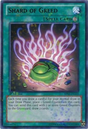 Shard of Greed [BP02-EN165] Mosaic Rare - Trinity Hobby