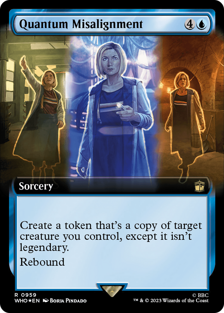 Quantum Misalignment (Extended Art) (Surge Foil) [Doctor Who] - Trinity Hobby