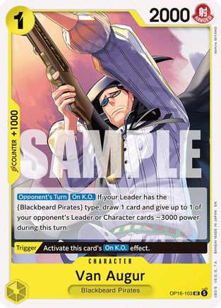 Van Augur (OP16-103) - [The Time of Battle]