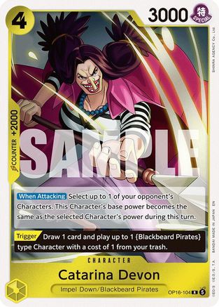Catarina Devon (OP16-104) - [The Time of Battle] Foil