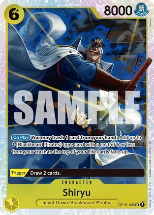 Shiryu (OP16-108) - [The Time of Battle] Foil