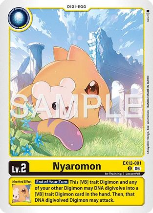 Nyaromon (EX12-001) - [Digital World Shambala]