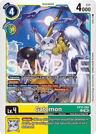 Gatomon (EX12-042) - [Digital World Shambala]