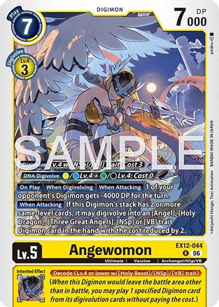 Angewomon (EX12-044) - [Digital World Shambala] Foil
