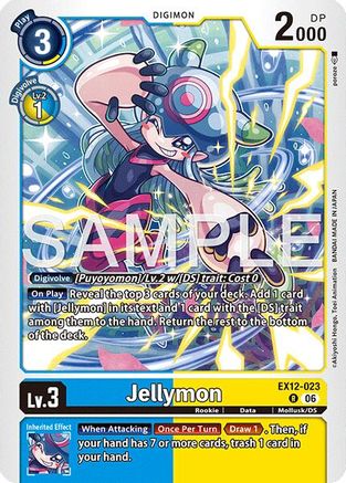 Jellymon (EX12-023) - [Digital World Shambala] Foil