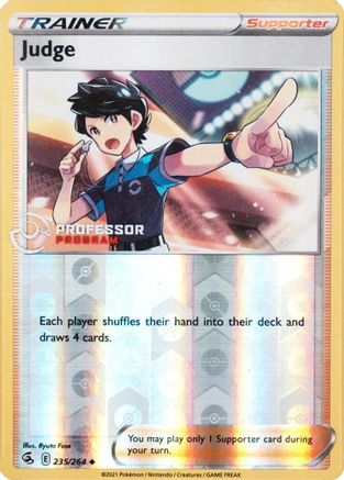Judge - (235/264) Reverse Holo [Professor Program Promos]