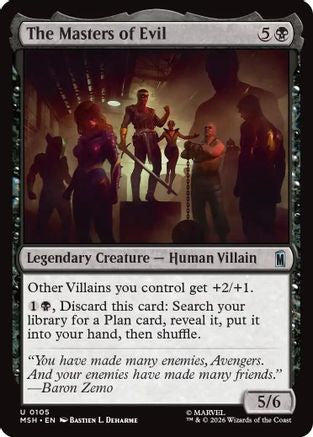 The Masters of Evil  [Foil]  (MSH-105) - [Marvel Super Heroes]