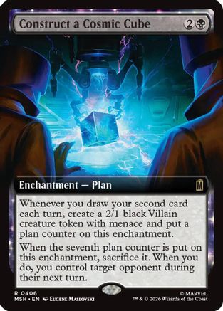 Construct a Cosmic Cube (Extended Art)  (MSH-406) - [Marvel Super Heroes]