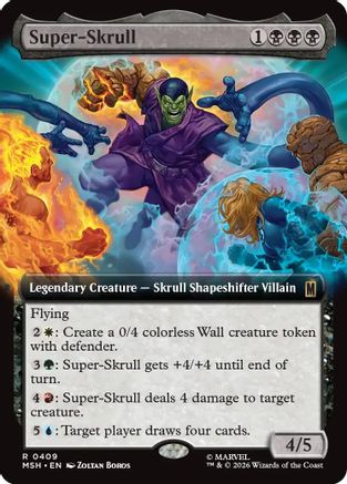 Super-Skrull (Extended Art)  [Foil]  (MSH-409) - [Marvel Super Heroes]