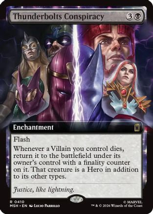 Thunderbolts Conspiracy (Extended Art)  [Foil]  (MSH-410) - [Marvel Super Heroes]