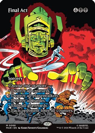 Final Act (Borderless)  (MAR-066) - [Marvel Universe Eternal-Legal]
