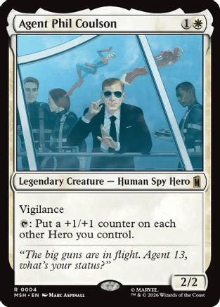 Agent Phil Coulson  [Foil]  (MSH-004) - [Marvel Super Heroes]