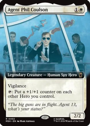 Agent Phil Coulson (Extended Art)  [Foil]  (MSH-402) - [Marvel Super Heroes]