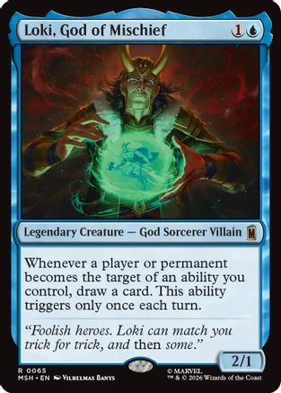 Loki, God of Mischief  [Foil]  (MSH-065) - [Marvel Super Heroes]