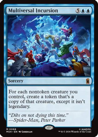 Multiversal Incursion  (MSH-068) - [Marvel Super Heroes]